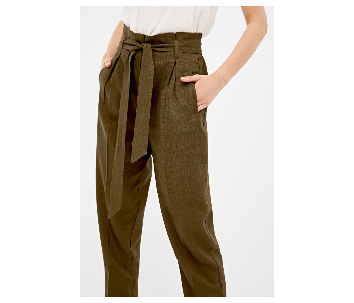 Springfield 683687920 Size 44 Cotton Pant for Women - Brown - Zoom Image 1