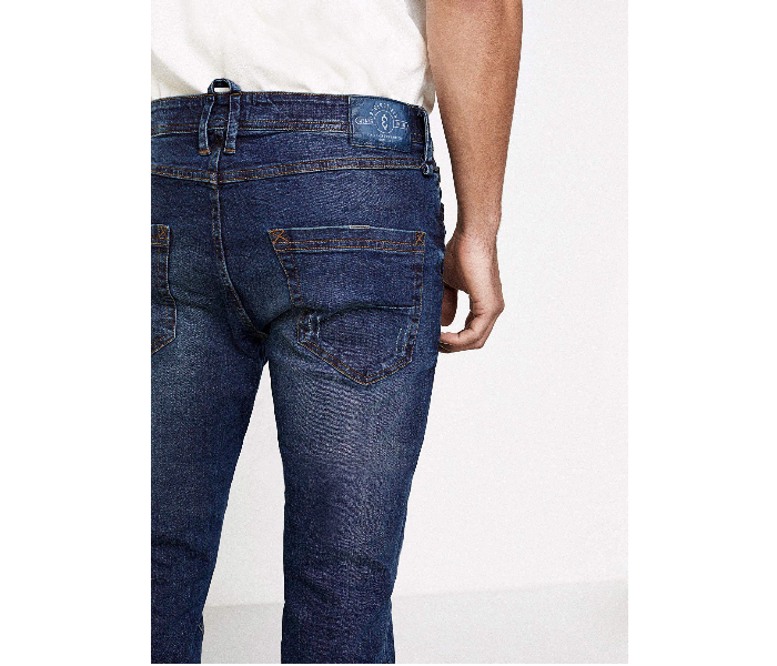 Springfield 175387811 Size 30 Denim for Men - Dark Blue - Zoom Image 4