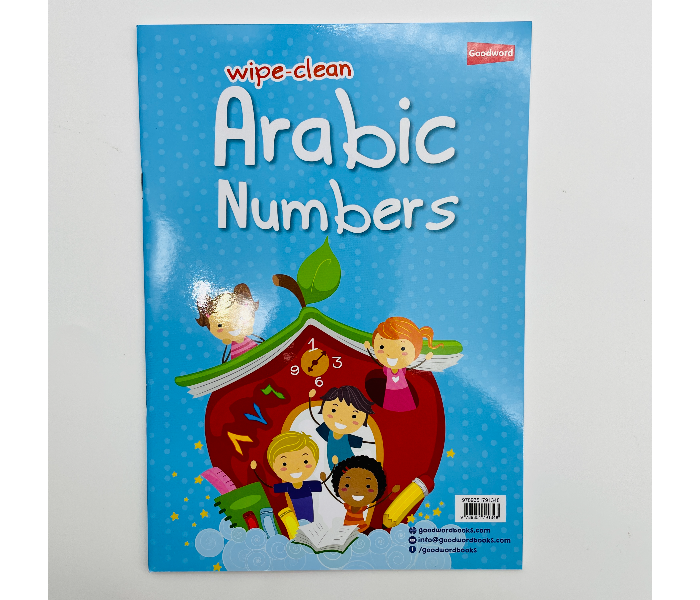 Wipe-Clean Arabic Numbers Book Published by Goodword - Zoom Image 1