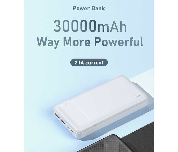 Remax RPP-167 Lango 30000mAh 2 USB Power Bank - White - Zoom Image 2