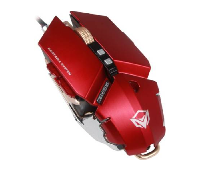 Meetion MT-M985RD Metal Mechanical Programmable Gaming Mouse - Red - Zoom Image 2