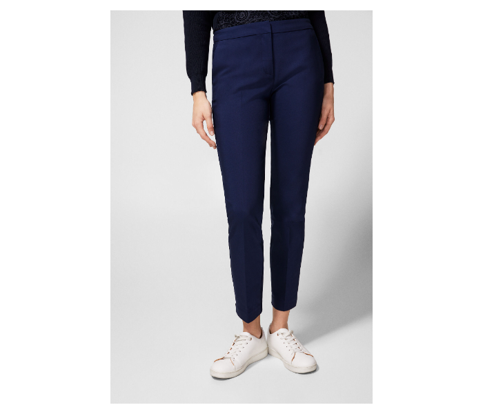 Springfield 683501519 Size 36 Cotton Pant for Women - Blue - Zoom Image 1