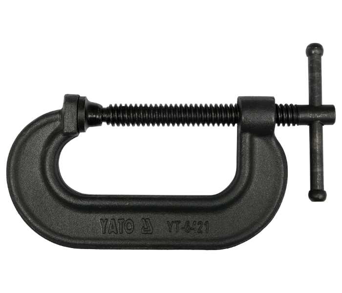 Yato YT-6421 3 Inch Steel C Type Clamp - Black - Zoom Image