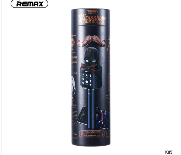 Remax K05 5W Bluetooth Microphone - Black - Zoom Image 3