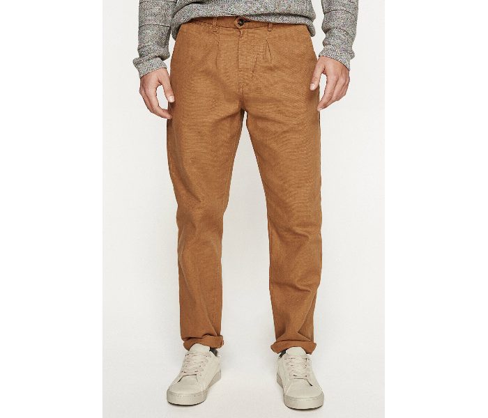 Springfield 155354232 Size 38 Chinos for Men - Light Brown - Zoom Image 2