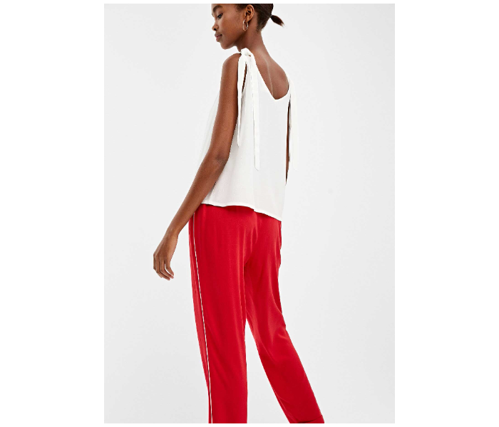 Springfield 683682865 Size 34 Cotton Pant for Women - Red - Zoom Image 3