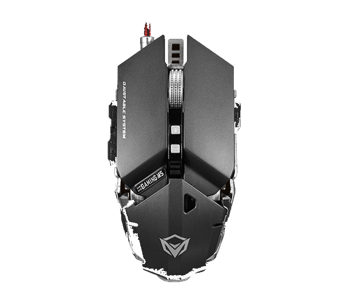 Meetion MT-M985GR Metal Mechanical Programmable Gaming Mouse - Grey - Zoom Image 1