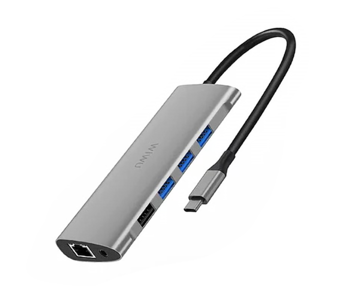 Wiwu A11IN1G Alpha 11 In 1 USB-C Hub - Grey - Zoom Image 4