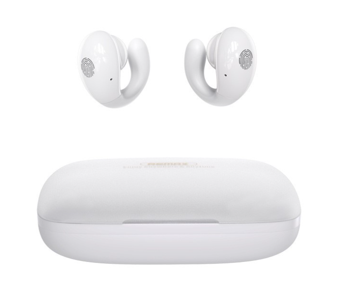 Remax TWS-17 Headset Holder True Wireless Stereo Bluetooth Headset -White - Zoom Image 1