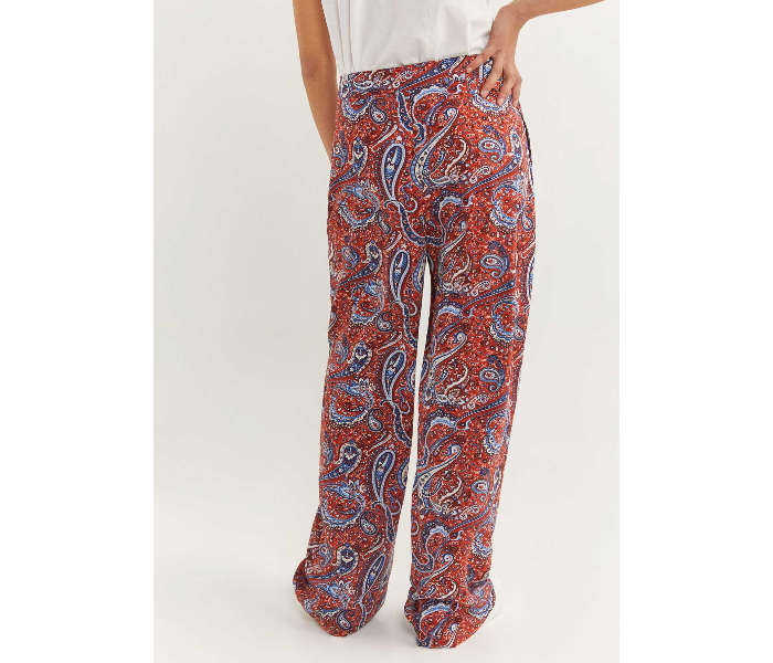 Springfield 683707766 Size 44 Cotton Pant for Women - Orange - Zoom Image 3