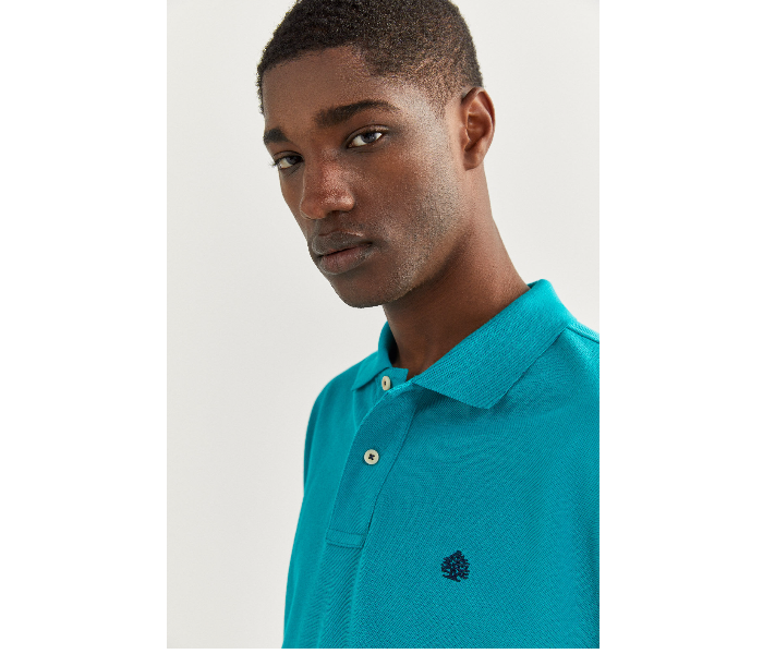 Springfield 855102280 Small Basic Polo Shirt for Men - Blue - Zoom Image 2