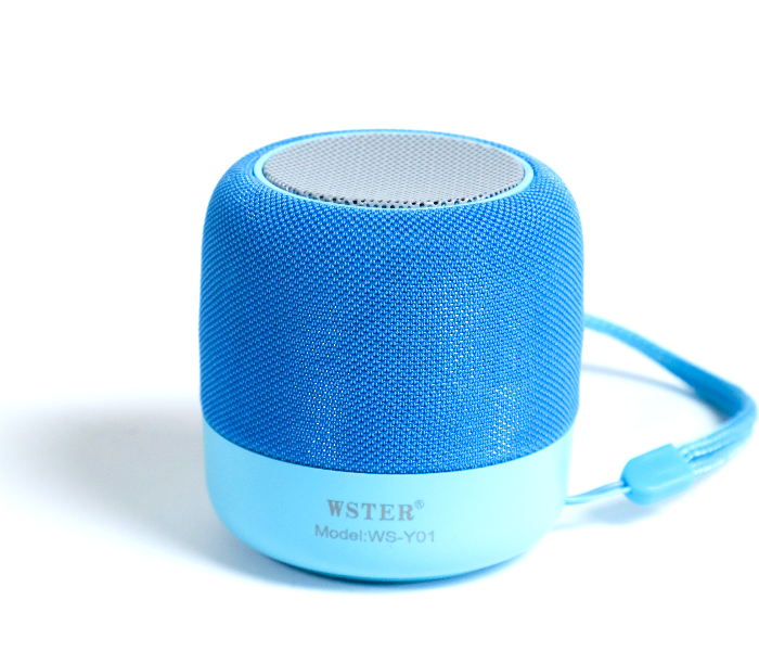 WSTER WS-Y01 Wireless Stereo Speaker - Blue - Zoom Image 1