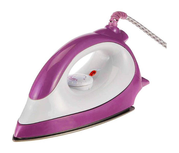 Impex IBD 501 1300W Electric Handheld Dry Iron Box - White and Pink - Zoom Image 1