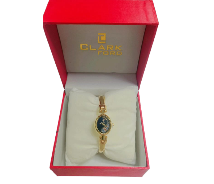 Clark Ford CW91004 Desire Bangle Analog Watch for Women - Gold - Zoom Image