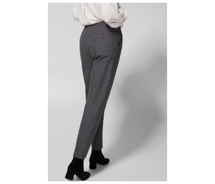 Springfield 683424846 Size 44 Cotton Pant for Women - Medium Grey - Zoom Image 3