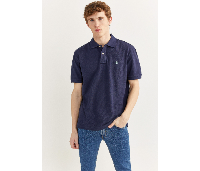 Springfield 855102212 Small Basic Polo Shirt for Men - Dark Blue - Zoom Image 1