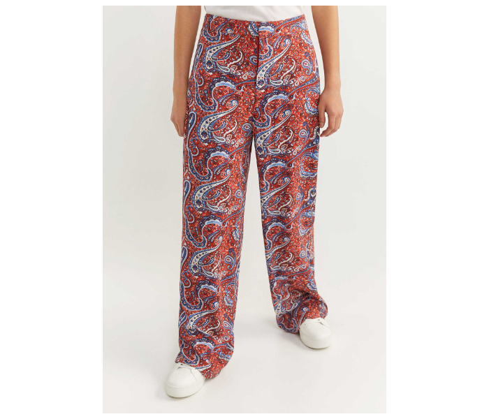 Springfield 683707766 Size 42 Cotton Pant for Women - Orange - Zoom Image 1