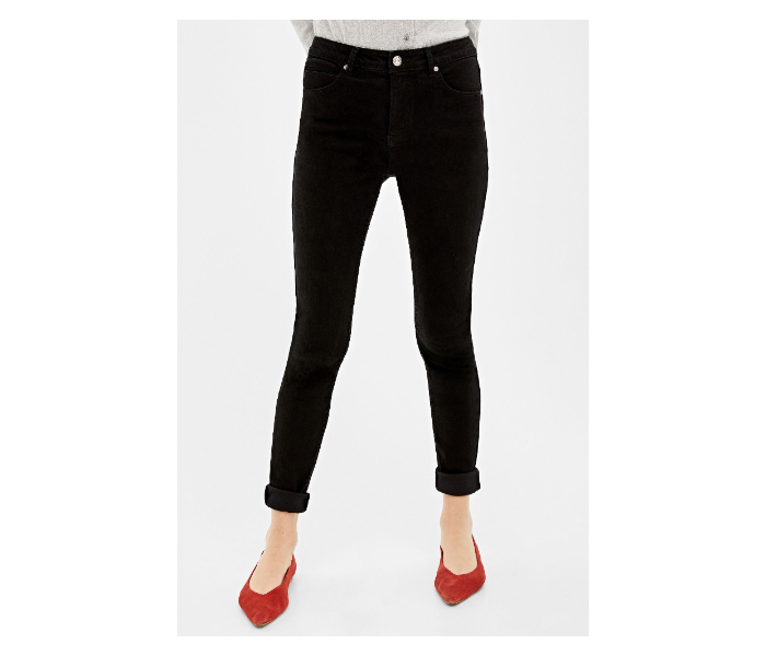 Springfield 684626201 Size 36 Basic Denim for Women - Black - Zoom Image 1