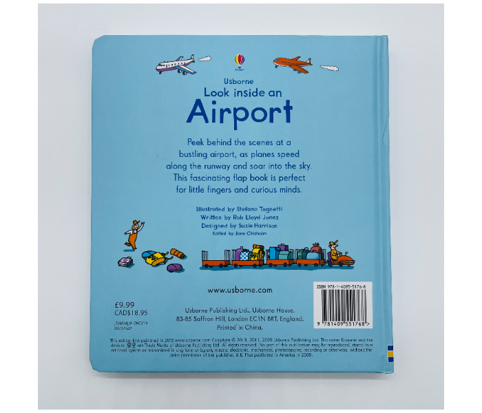 Look Inside an Airport Kids Book by Usborne Publisher - Zoom Image 2