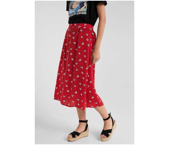 Springfield 688514468 Medium Skirt for Women - Red - Zoom Image 1