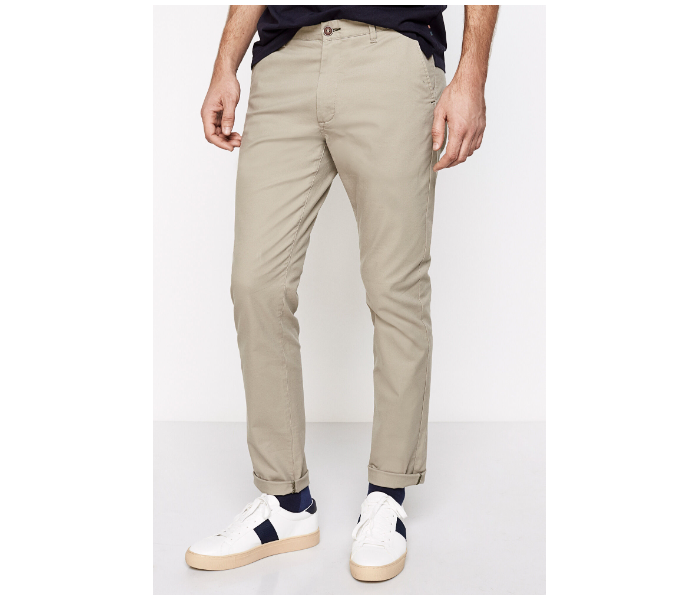 Springfield 155343759 Size 36 Chinos for Men - Cream - Zoom Image 1