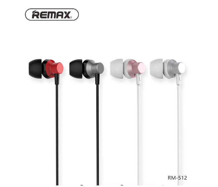 Remax RM-512 Heavy Bass Wired Music Headset - Grey - Zoom Image 3