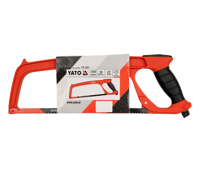 Yato YT-3161 300mm Hack Saw Frame - Black and Red - Zoom Image 2