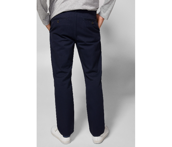 Springfield 155475111 Size 40 Chinos for Men - Dark Blue - Zoom Image 3