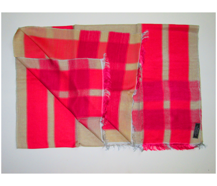 Style It STY-PC-RC Genuine Hand Woven Pashmina Shawl -Red - Zoom Image 3