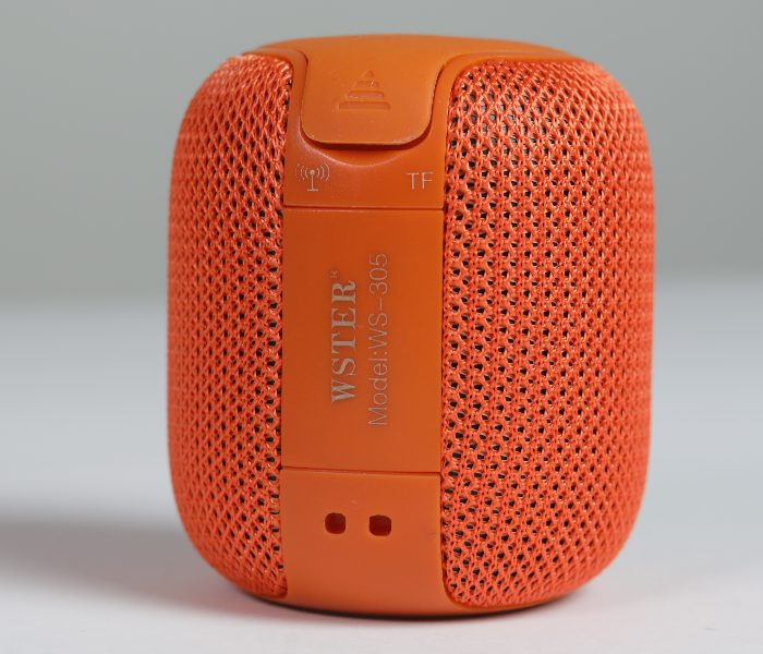 WSTER WS-305 Wireless Stereo Speaker - Orange - Zoom Image 1