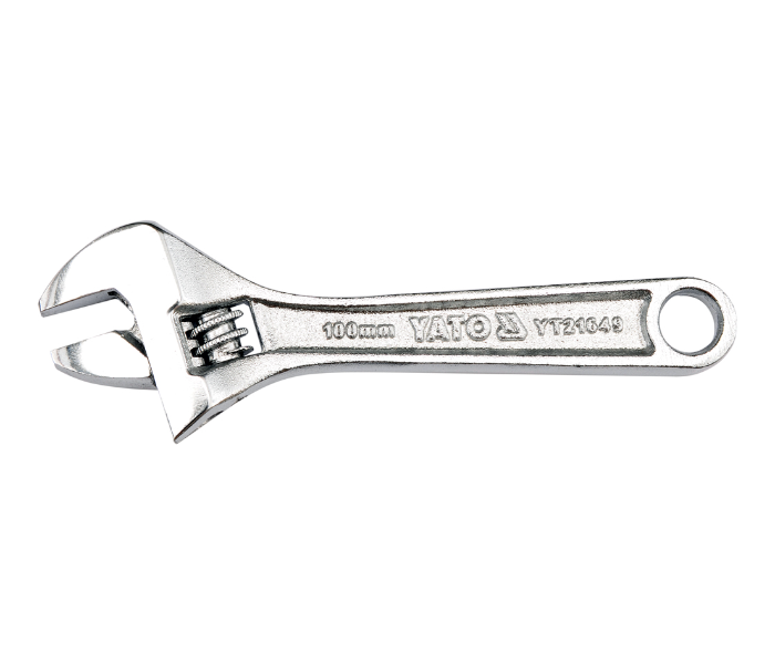 Yato YT-21649 100mm Adjustable Wrench - Silver - Zoom Image