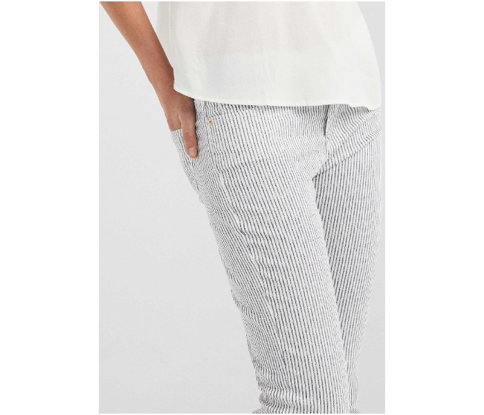 Springfield 683534114 Size 34 Cotton Pant for Women - White - Zoom Image 2