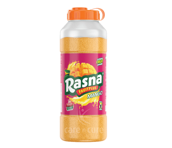 Rasna 65834 1 kg Mango Flavor Powder PP Jar - Zoom Image