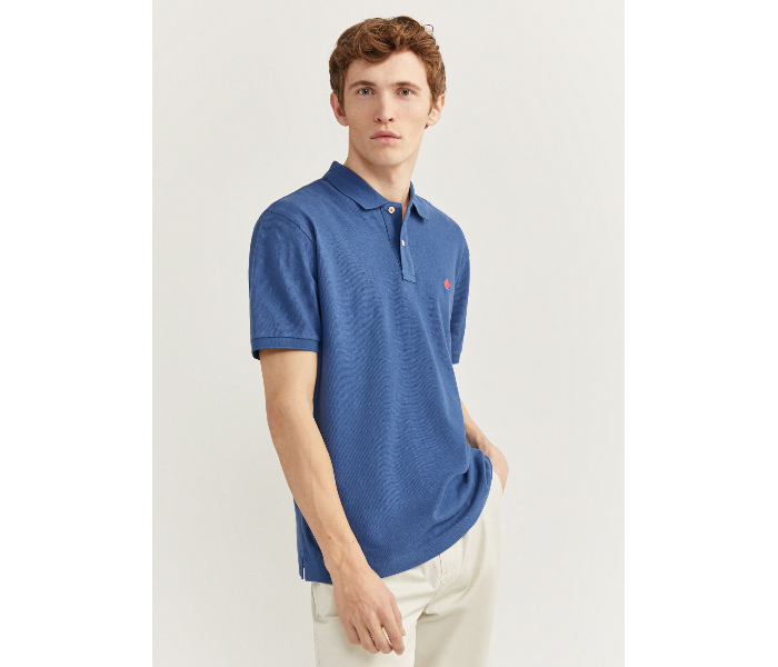 Springfield 855102213 Small Basic Polo Shirt for Men - Blue - Zoom Image 1