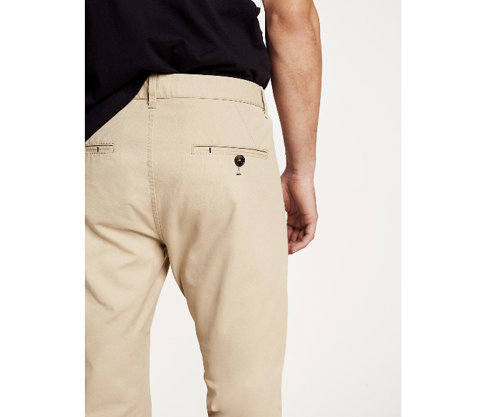 Springfield 155345351 Size 40 Chinos for Men - Beige - Zoom Image 3