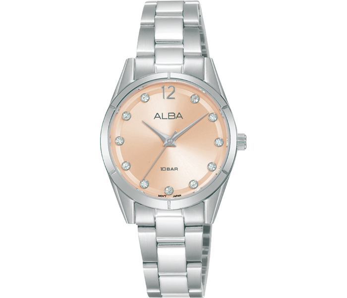 Alba AH8745X1 28mm Fashion Stainless Steel Analog Watch for Women - Silver - Zoom Image