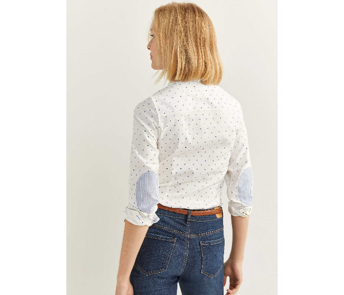 Springfield 679926498 Size 36 Long Sleeve Shirt for Women - White - Zoom Image 2