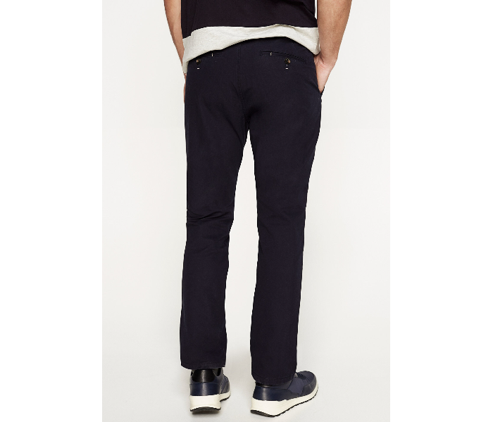 Springfield 155345310 Size 36 Chinos for Men - Navy - Zoom Image 4