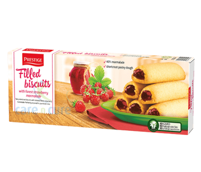 Prestige 66205 155gm Filled Biscuits With Forest Strawberry Marmalade - Zoom Image