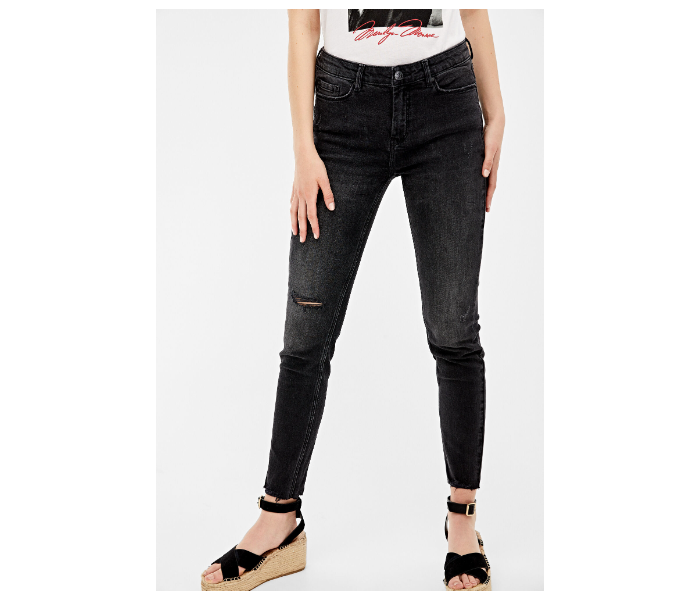 Springfield 682672501 Size 38 Denim for Women - Black - Zoom Image 2