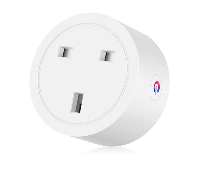 Porodo PD-WFP-WH Smart Wifi UK 16A with Voice Control Mini Smart Plug Socket - White - Zoom Image 1