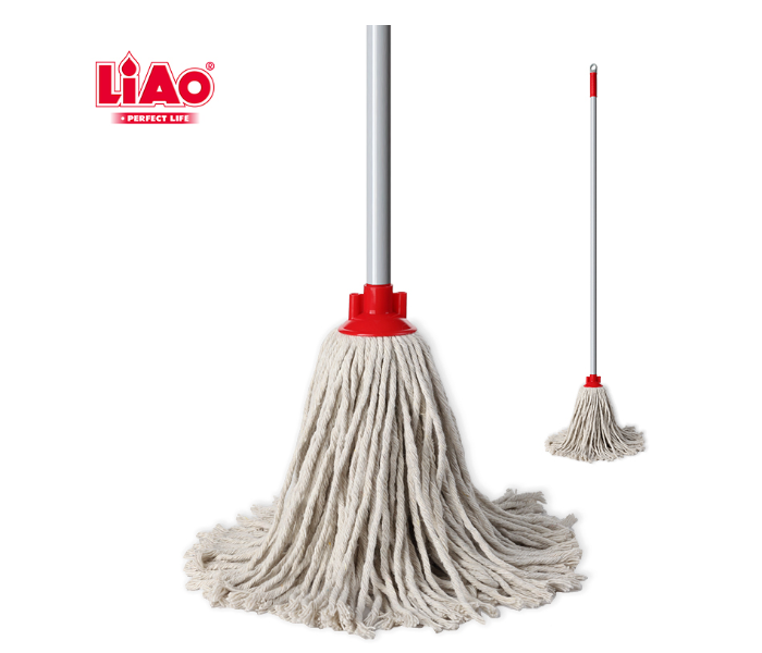 Liao 67364 Cotton Cleaning Mop-A130063 - Red and White - Zoom Image