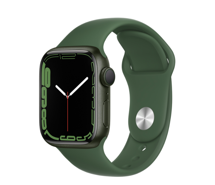 Apple Watch Series 7 GPS 41mm Green Aluminum Case with Sport Band - Zoom Image 1