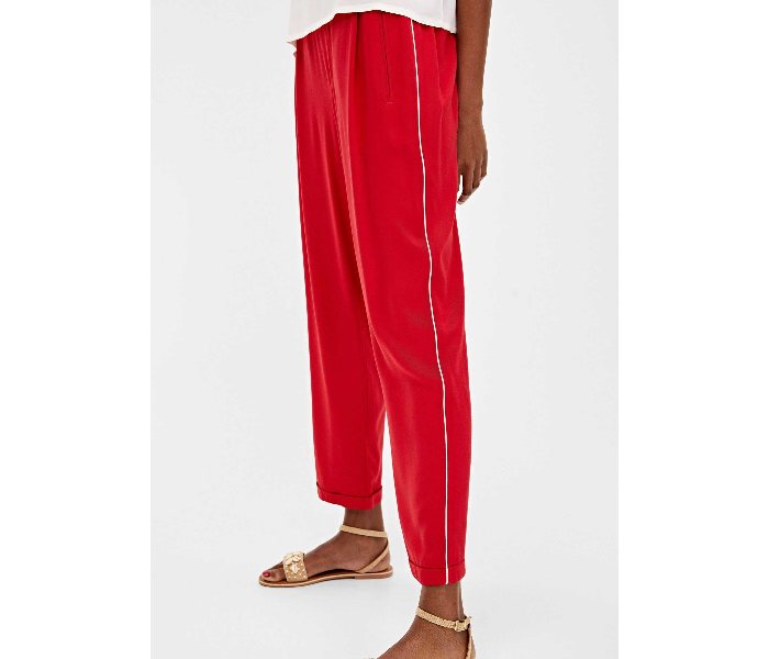 Springfield 683682865 Size 42 Cotton Pant for Women - Red - Zoom Image 2