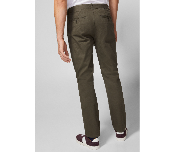 Springfield 155475125 Size 38 Chinos for Men - Green - Zoom Image 3