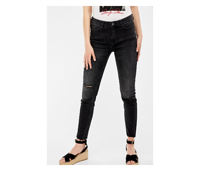 Springfield 682672501 Size 44 Denim for Women - Black - Zoom Image 2