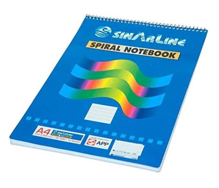 Sinarline A4 Spiral Top Notebook - Zoom Image