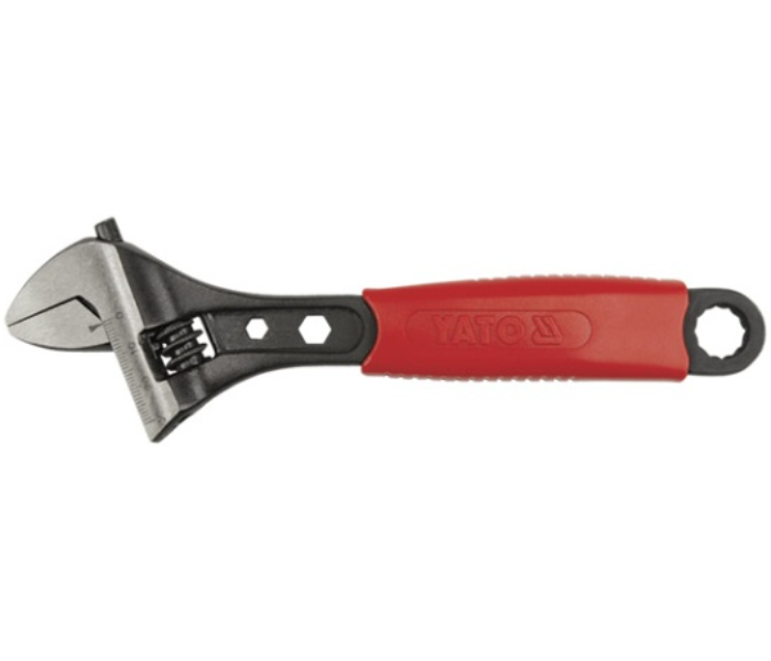 Yato YT-2171 200mm Cr-V Steel Adjustable Wrench - Red and Black - Zoom Image 1