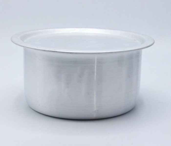 Gitco GIT2563 22cm  Aluminium Pot With Lid - Silver - Zoom Image 1