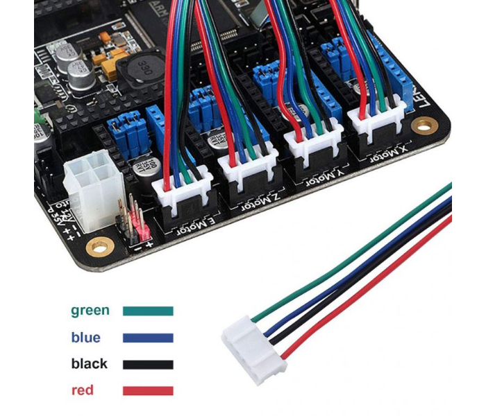 Stepper HX2 54 2Piece 4 Pin To 6 Pin Motor Cable Connector - Zoom Image 4